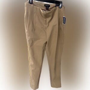 Rachel Zoe Beige Cropped Slim Ankle Pants